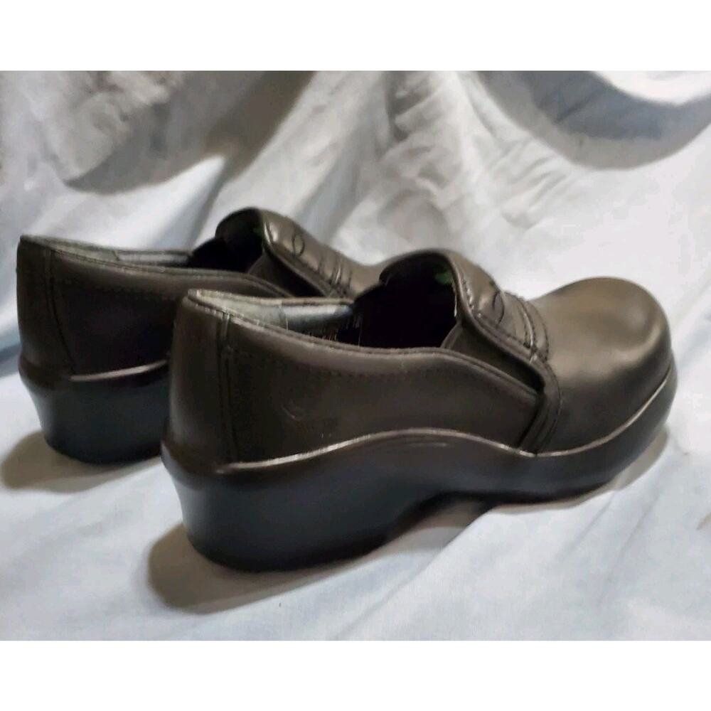 Ariat Black Leather Slip-On Clogs